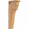 Ekena Millwork Pescadero Smooth Corbel w/Backplate, Western Red Cedar, 5 1/2"W x 10"D x 26"H COR06X10X26PEC01SWR - alternate 1